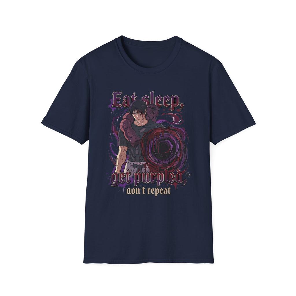 Eat Sleep, Get Purpled, Don’t Repeat – Anime Meme T-Shirt