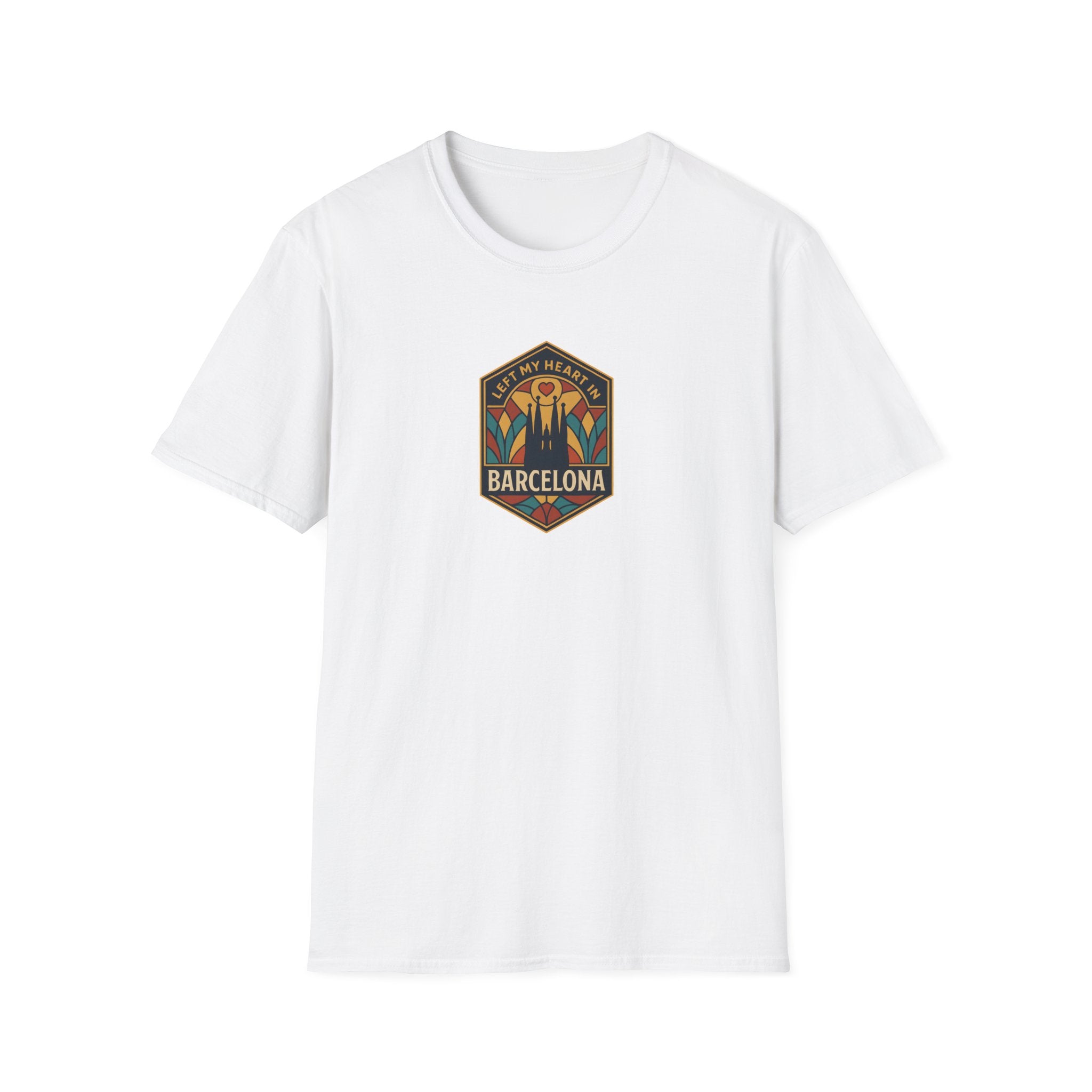 Barcelona Heart Badge T-Shirt