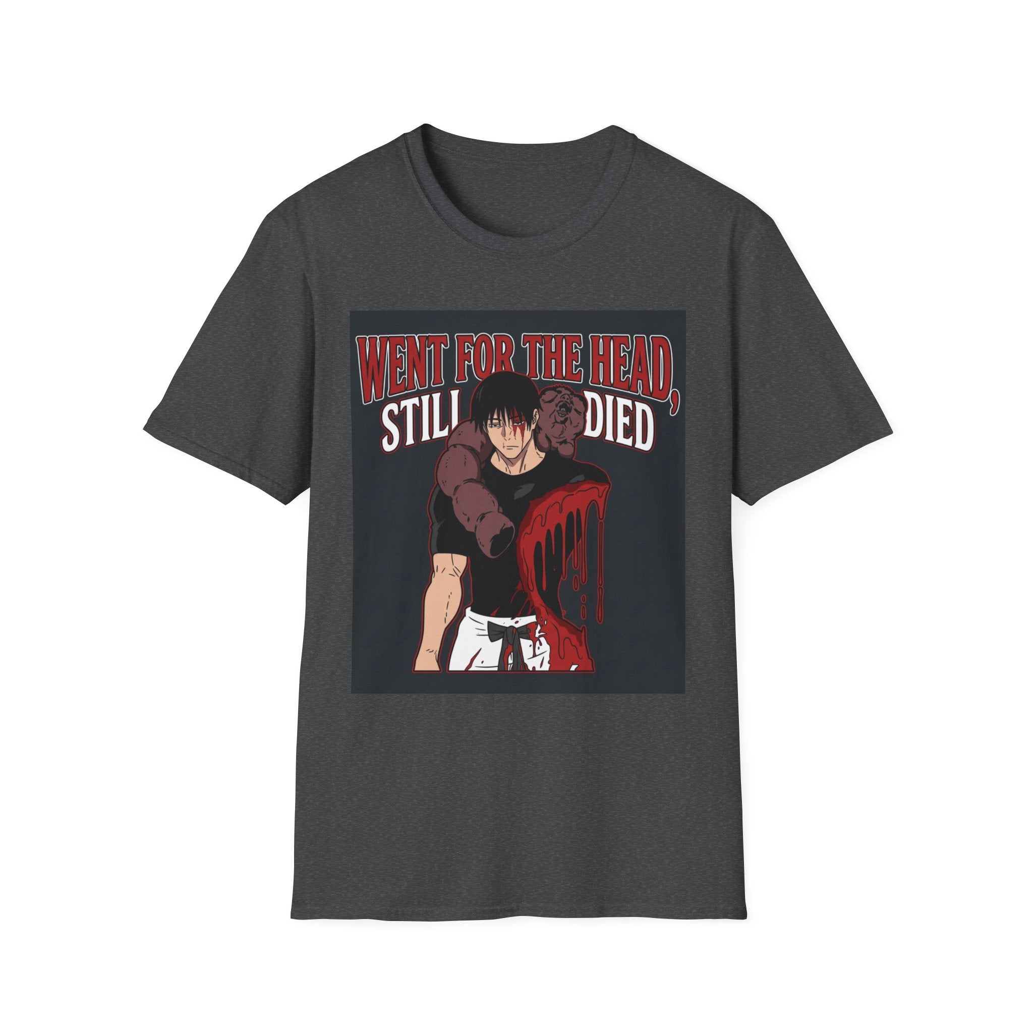 Went For The Head, Still Died – Anime Meme T-Shirt