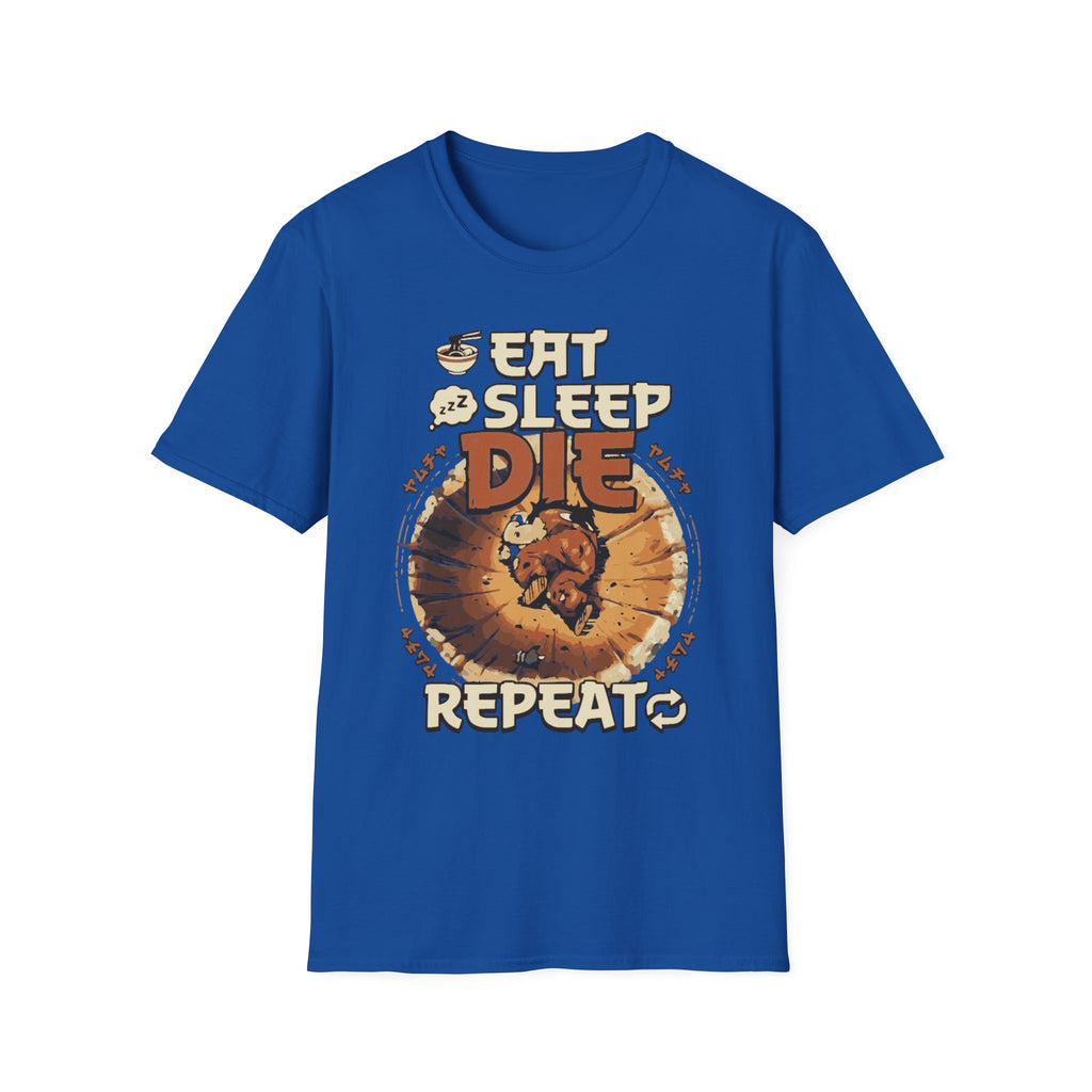 Eat Sleep Die Repeat – Anime Meme Gamer T-Shirt