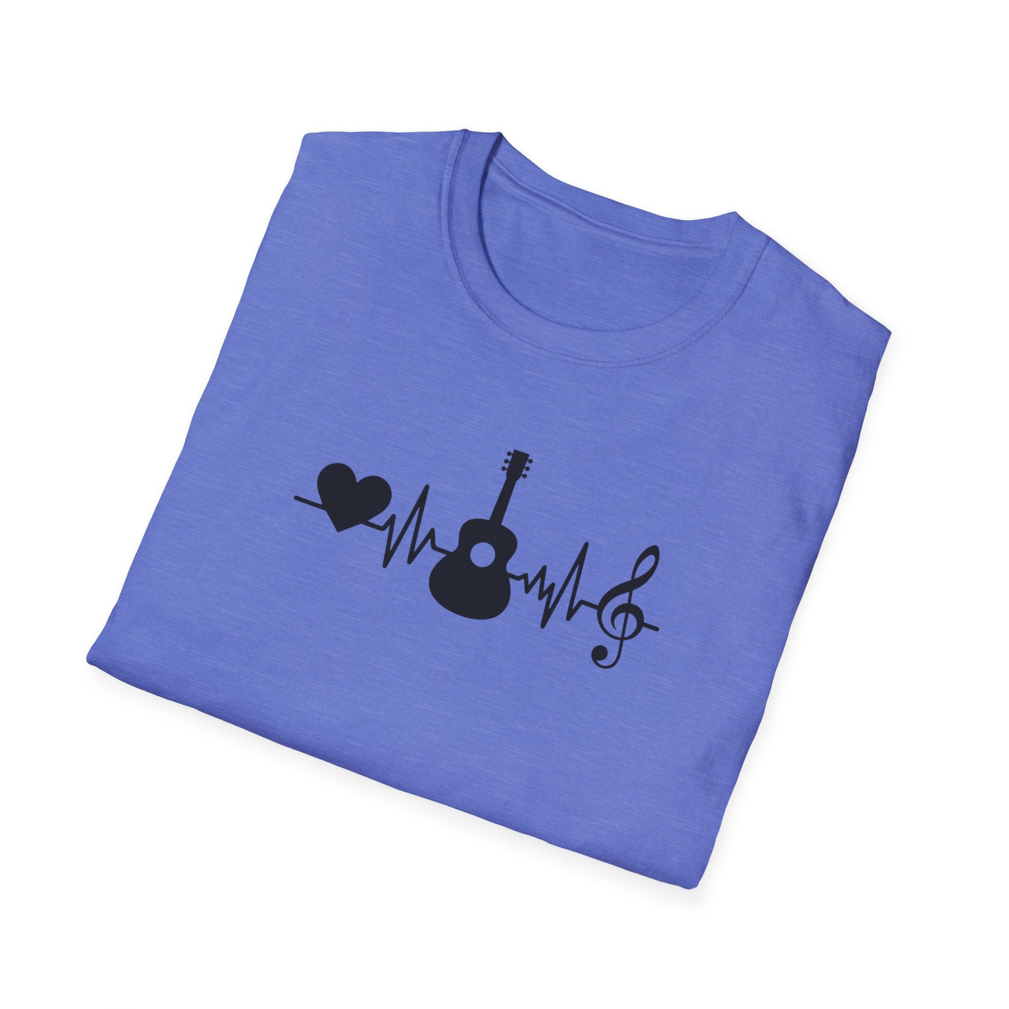 Heartbeat Guitar Music T-Shirt