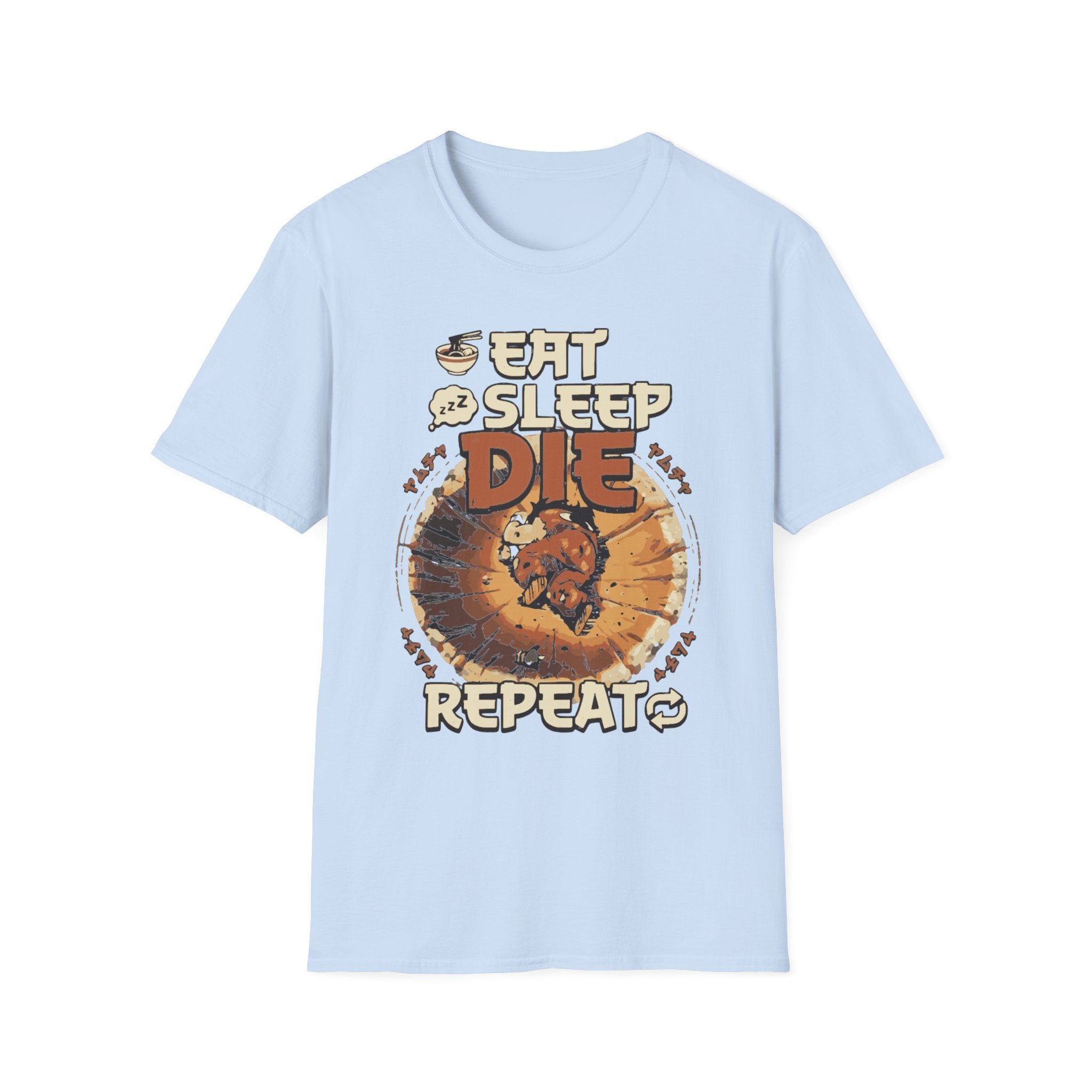 Eat Sleep Die Repeat – Anime Meme Gamer T-Shirt