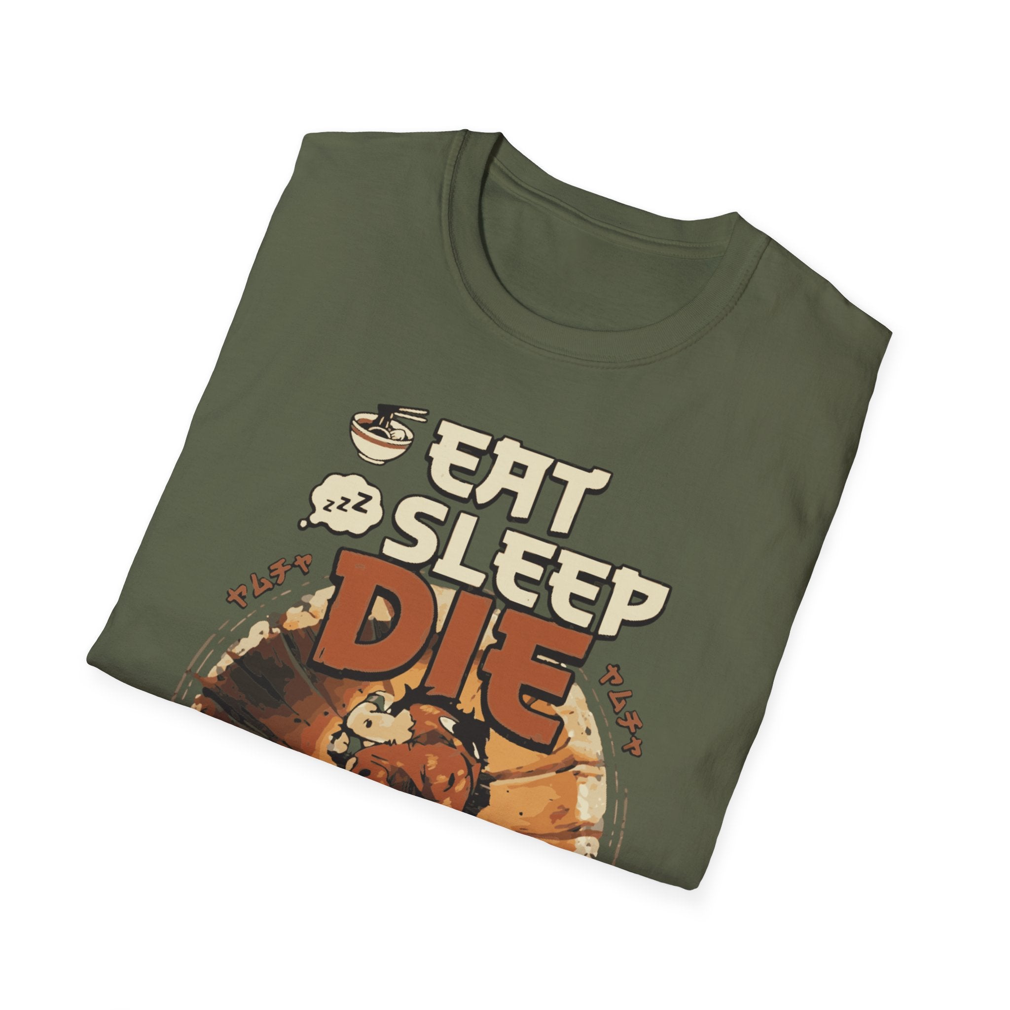 Eat Sleep Die Repeat – Anime Meme Gamer T-Shirt