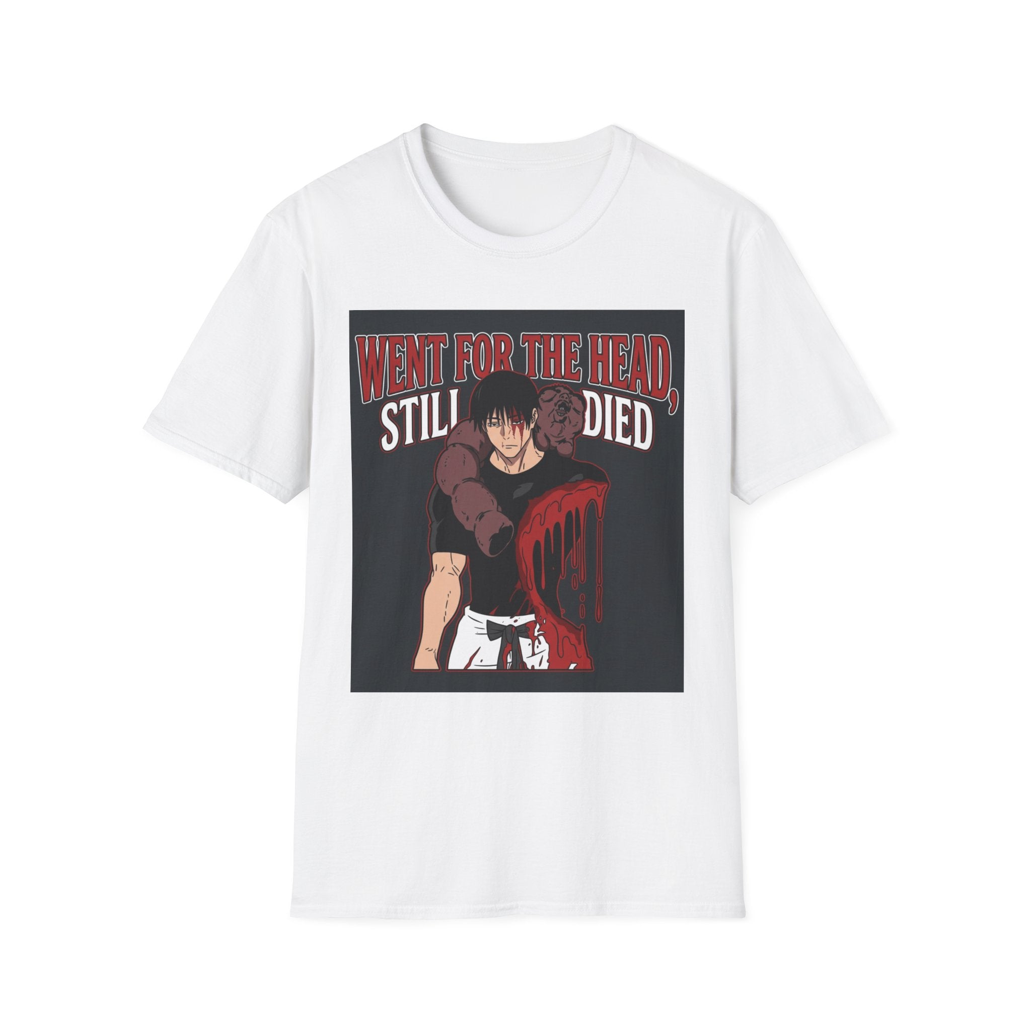 Went For The Head, Still Died – Anime Meme T-Shirt
