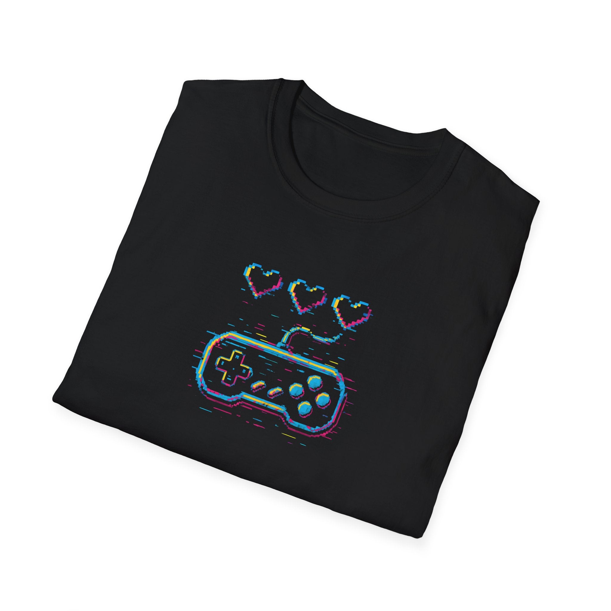 Three Hearts Gaming Controller T-Shirt