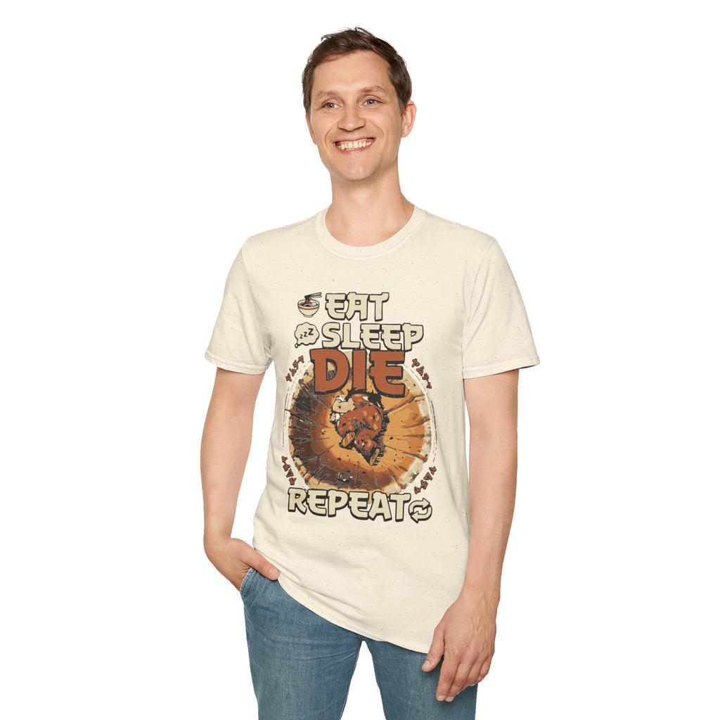 Eat Sleep Die Repeat – Anime Meme Gamer T-Shirt