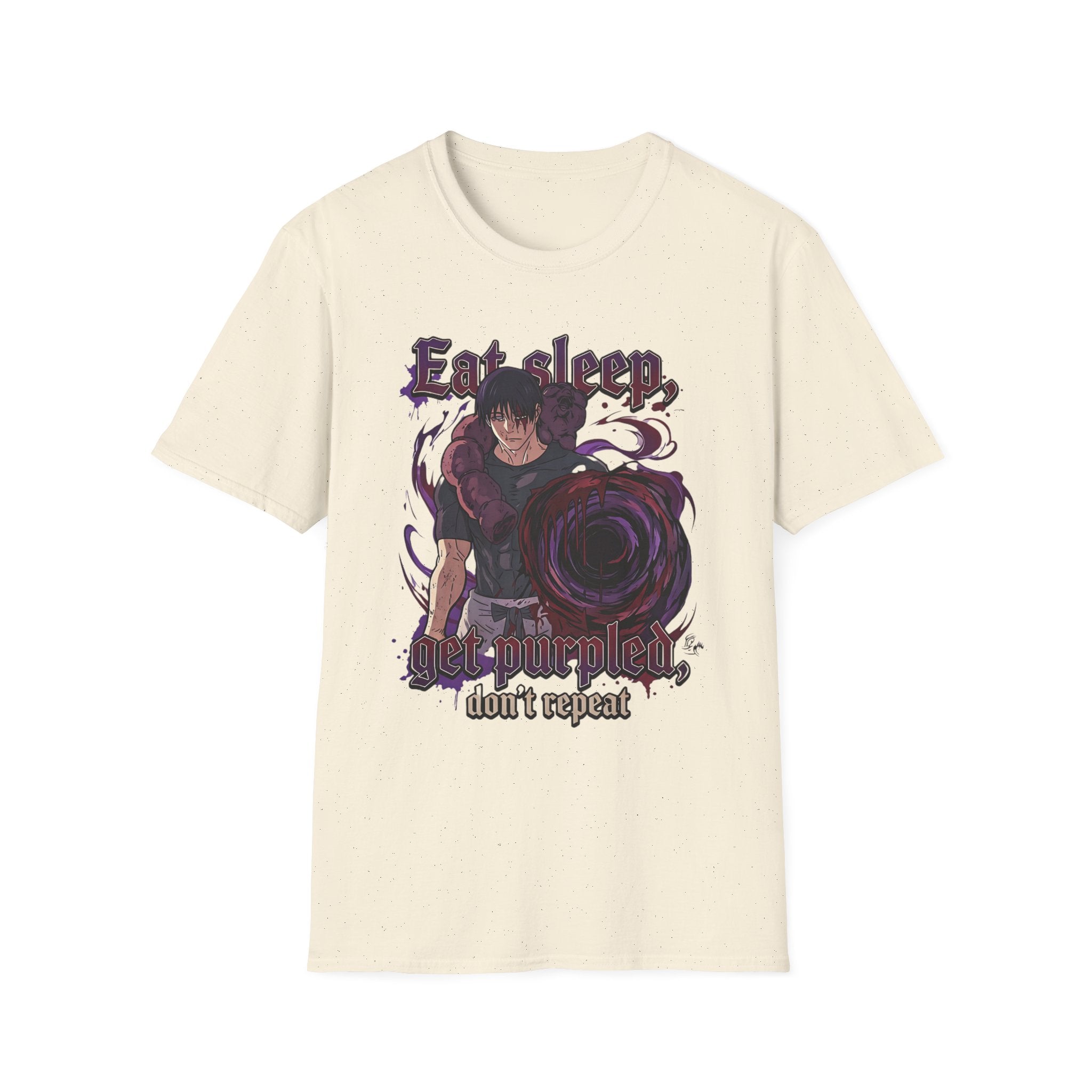 Eat Sleep, Get Purpled, Don’t Repeat – Anime Meme T-Shirt