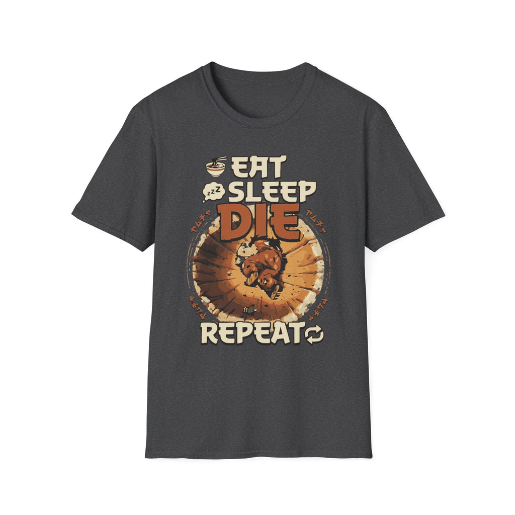 Eat Sleep Die Repeat – Anime Meme Gamer T-Shirt