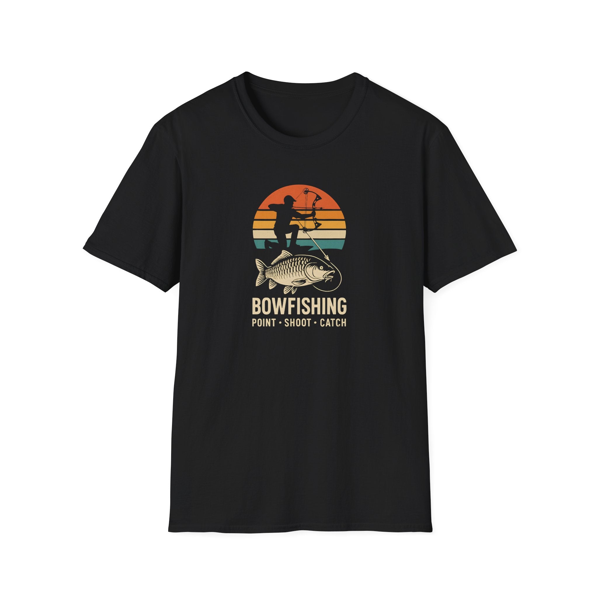Bowfishing Point Shoot Catch T-Shirt