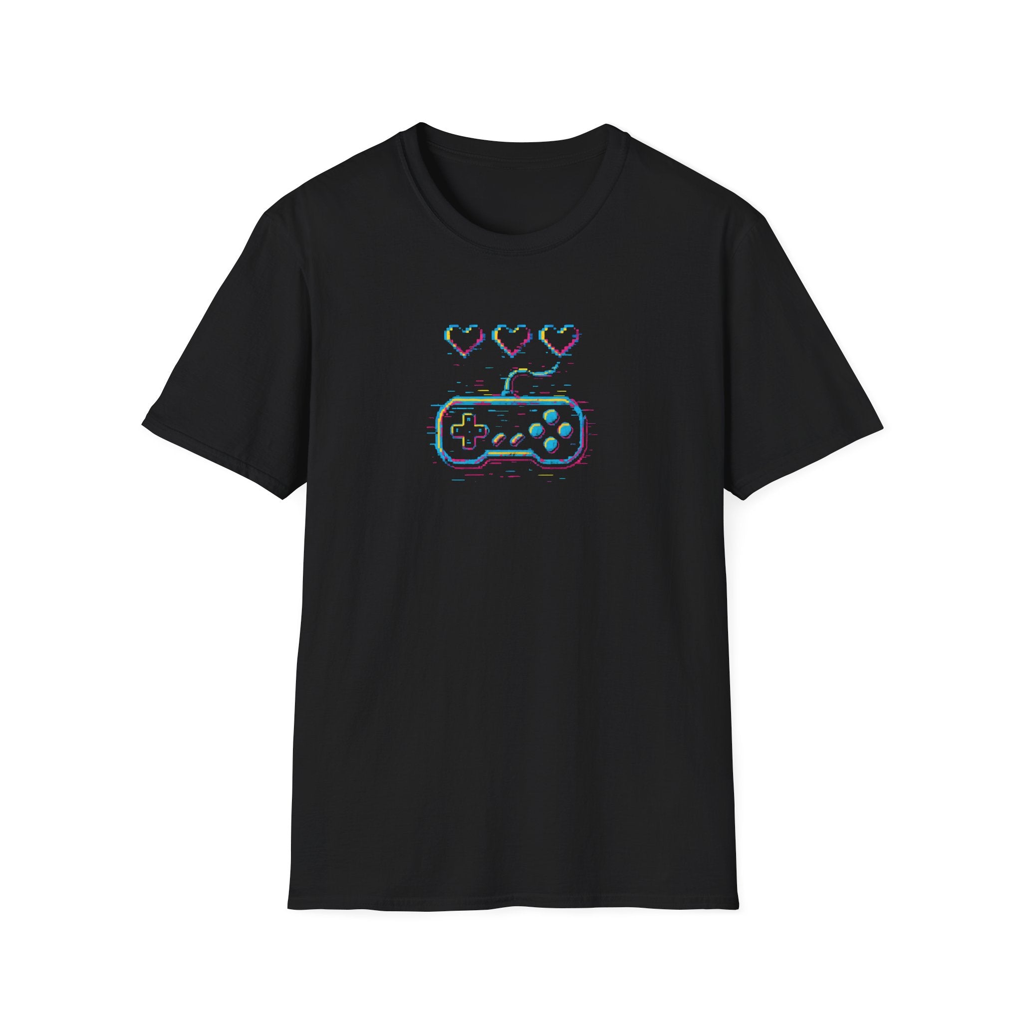 Three Hearts Gaming Controller T-Shirt