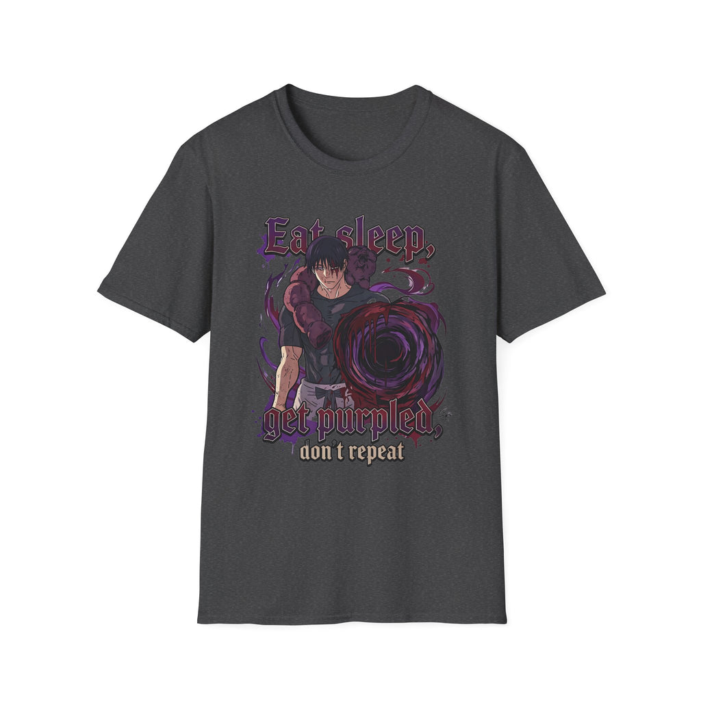 Eat Sleep, Get Purpled, Don’t Repeat – Anime Meme T-Shirt