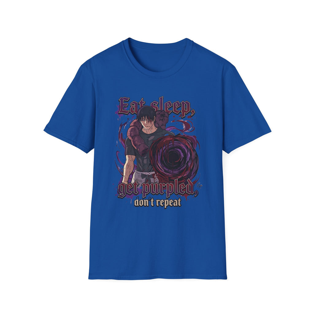 Eat Sleep, Get Purpled, Don’t Repeat – Anime Meme T-Shirt