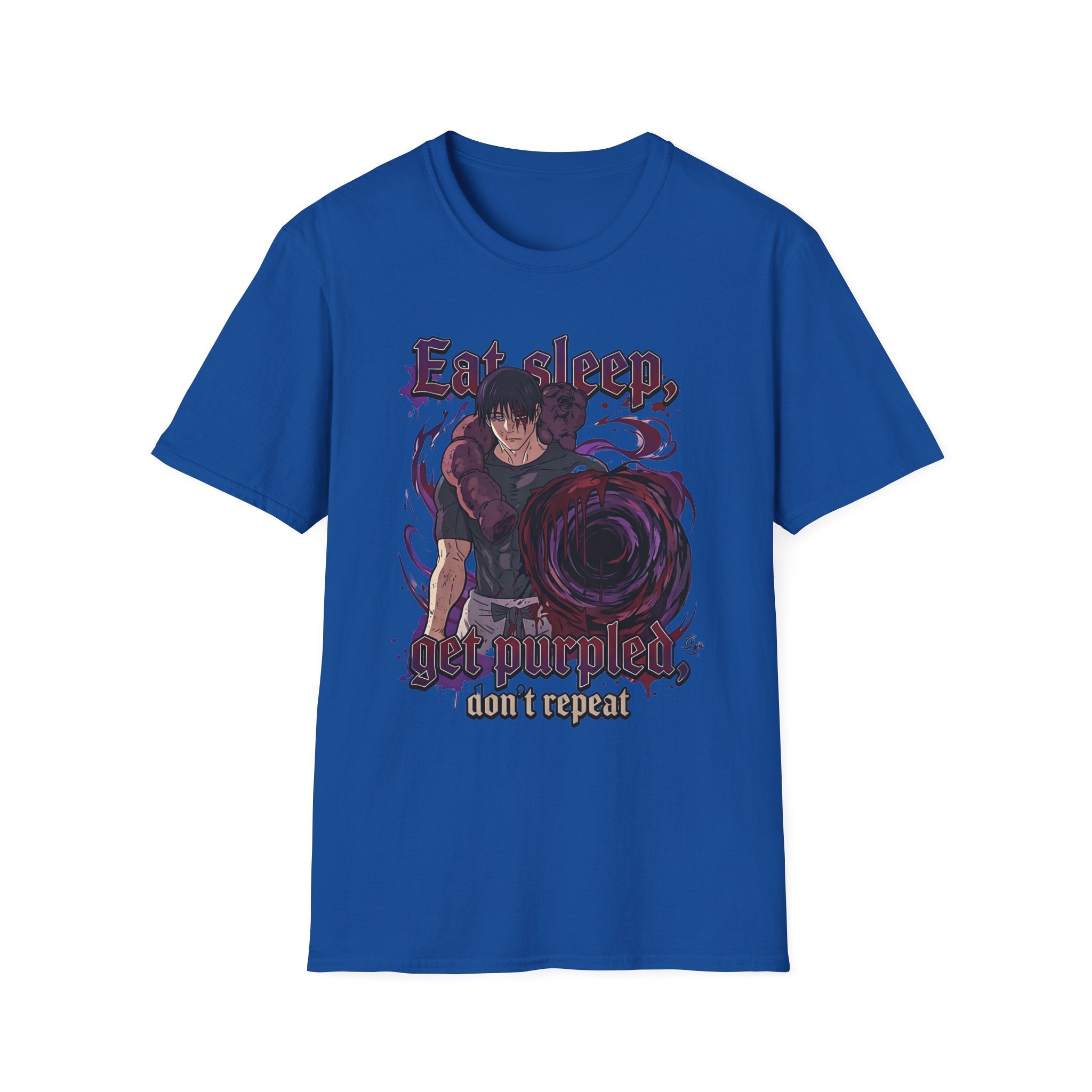 Eat Sleep, Get Purpled, Don’t Repeat – Anime Meme T-Shirt