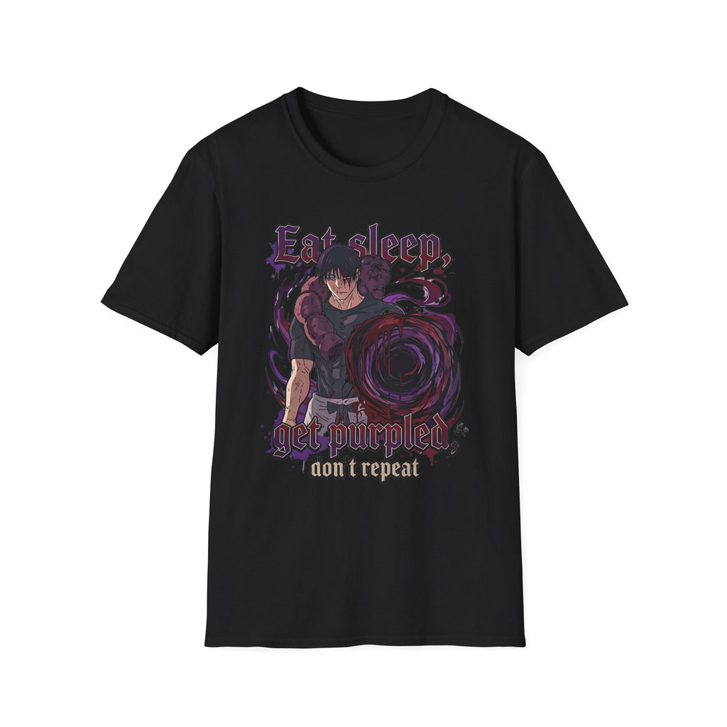 Eat Sleep, Get Purpled, Don’t Repeat – Anime Meme T-Shirt