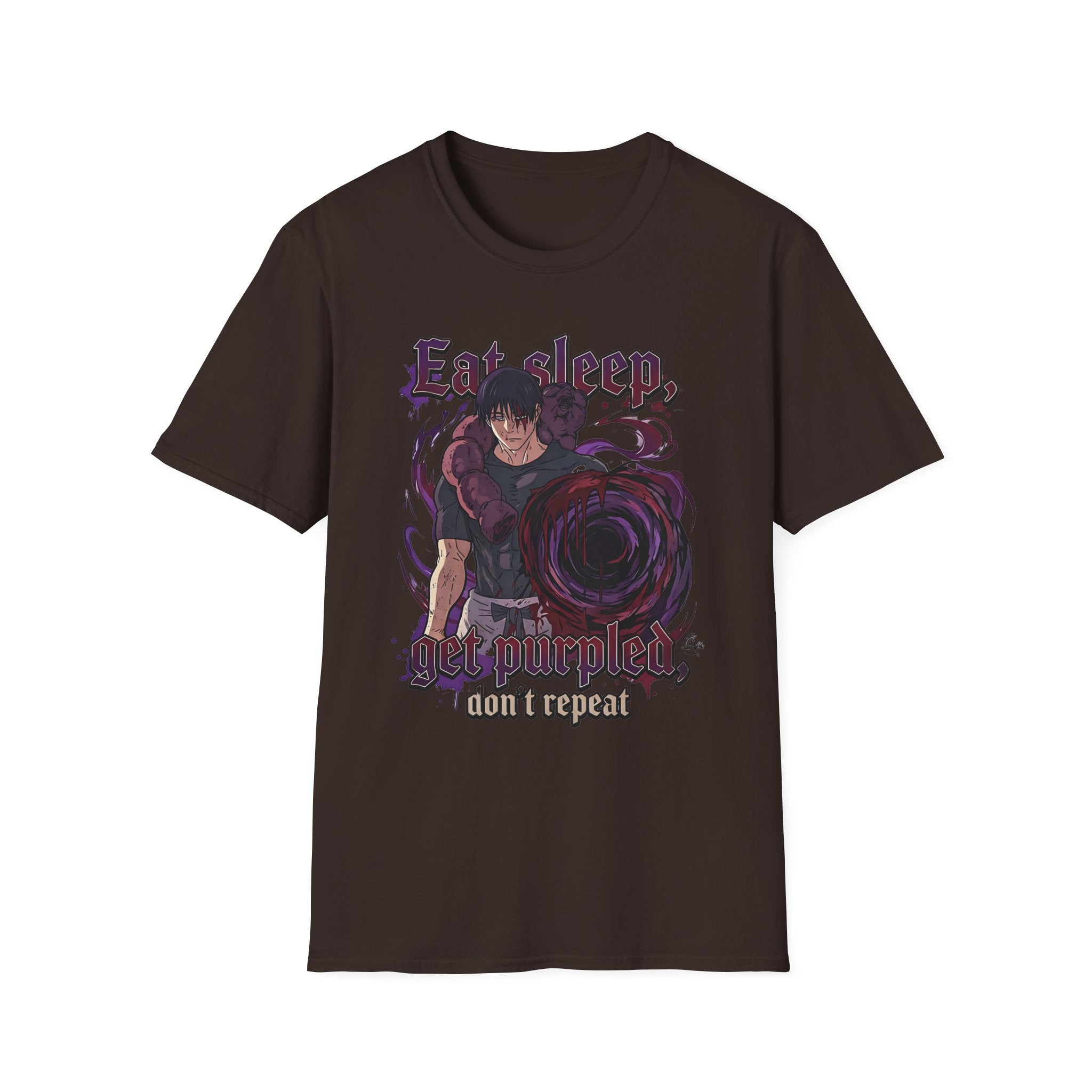 Eat Sleep, Get Purpled, Don’t Repeat – Anime Meme T-Shirt