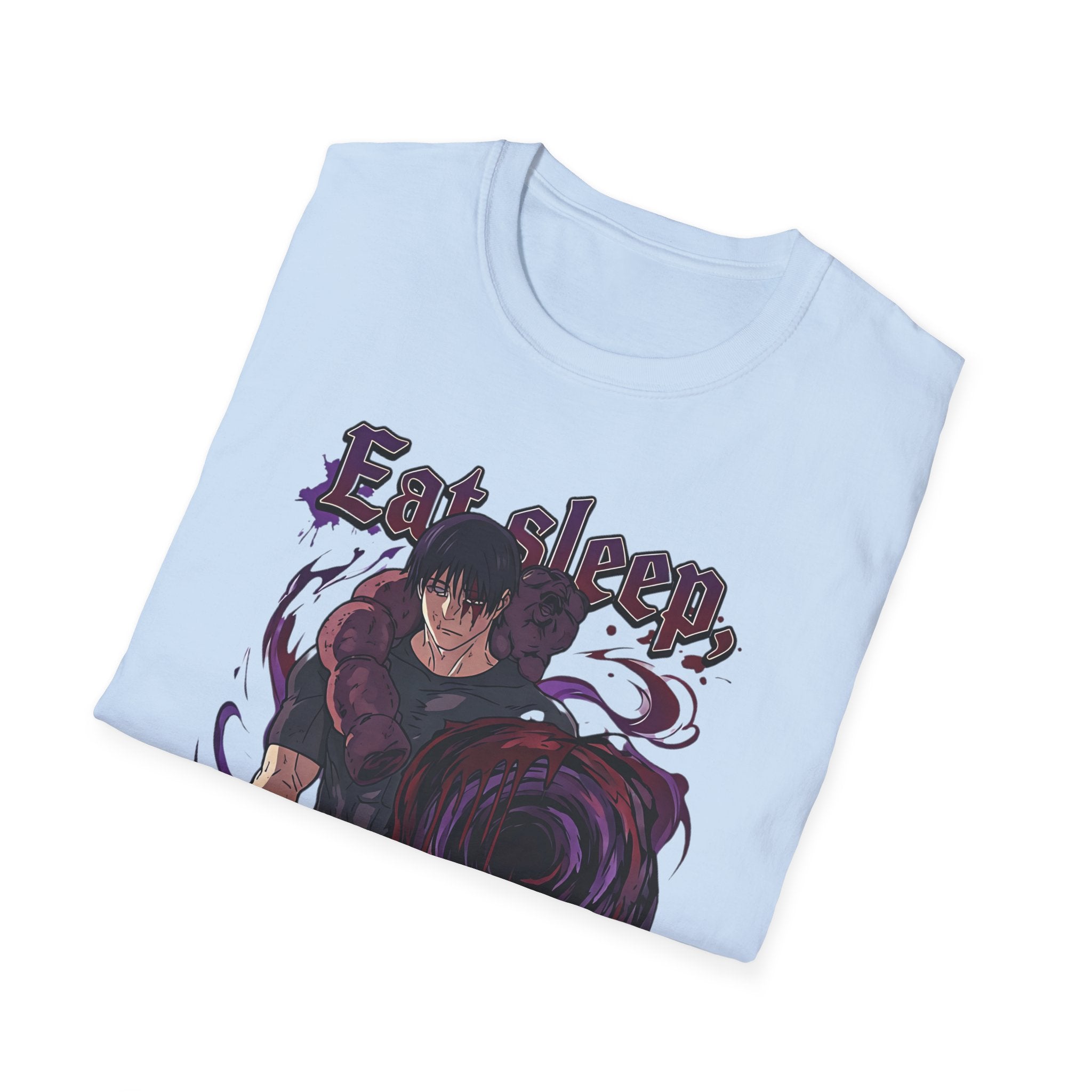 Eat Sleep, Get Purpled, Don’t Repeat – Anime Meme T-Shirt