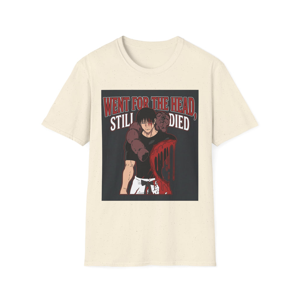 Went For The Head, Still Died – Anime Meme T-Shirt