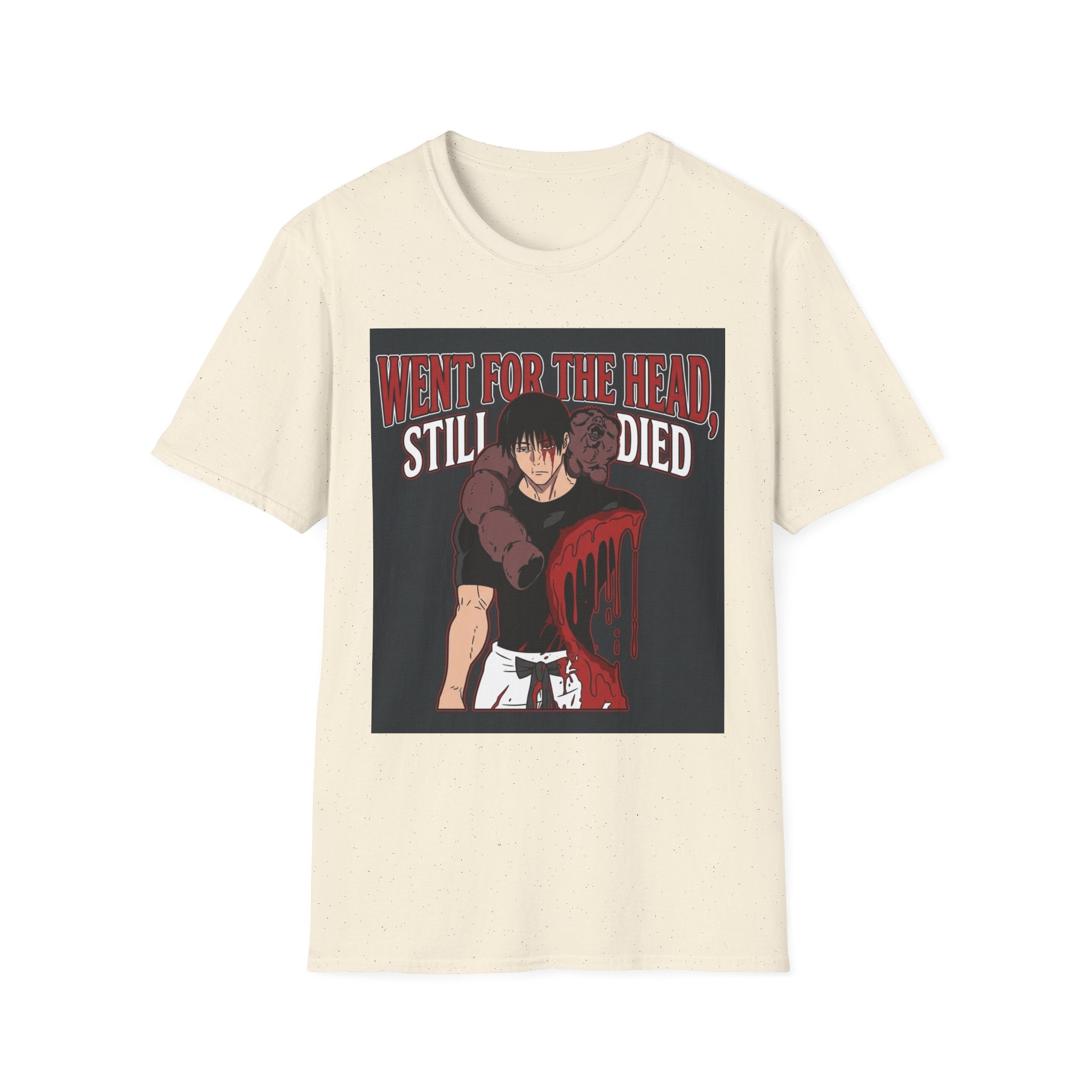 Went For The Head, Still Died – Anime Meme T-Shirt